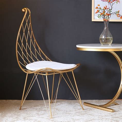 modern metal dining chairs